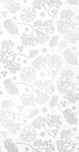 IHR SERVETTEN BRIGHT SILVER WINTER 16STUKS 33X42CM