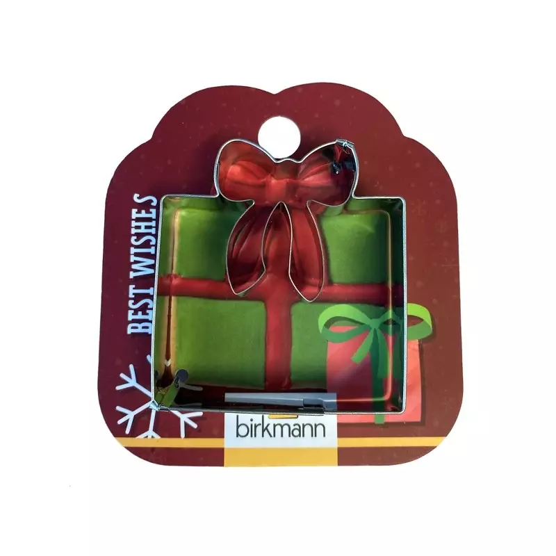 Birkmann Present Cookie Cutter on Blister, 5cm