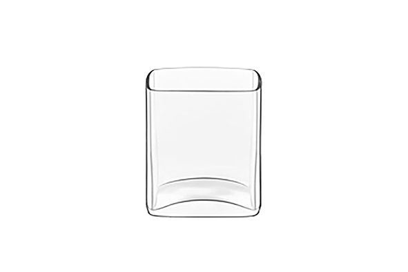 MICHELANGELO APEROGLAS 13CL SET6 KUBUS 5,6X5,6XH6CM