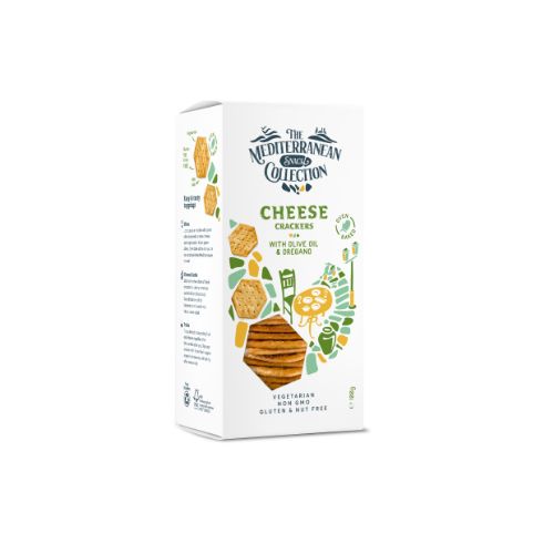 The Mediterranean Snack Collection - Cheese cracker olive oil glutenvrij 100 gr 