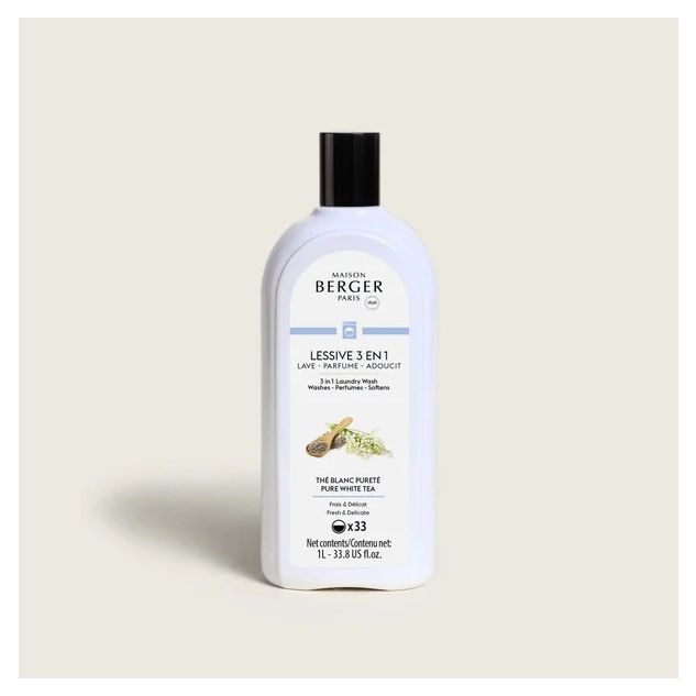 Maison Berger 3 in 1 Wasmiddel Pure White Tea 1 liter 
