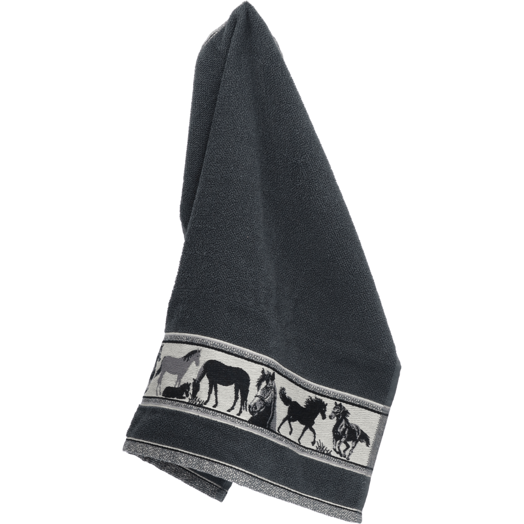 Bunzlau Kitchen Towel Horse anthracite 