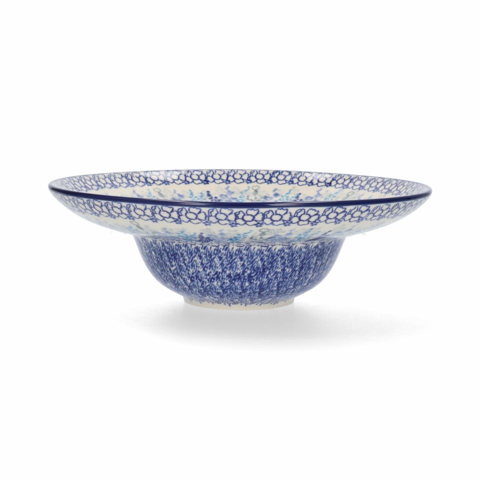 BUNZLAU PASTA PLATE 25CM DELPHINIUM