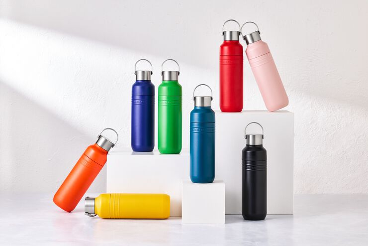 LE CREUSET Drinkfles Mat Zwart 0,5l