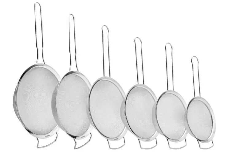 Fijne zeef dubbel gegaasd