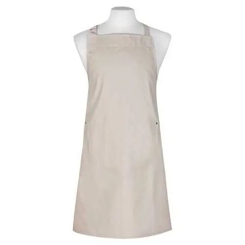 Keukenschort, Katoen, zand, 69 x 90 cm - Ladelle