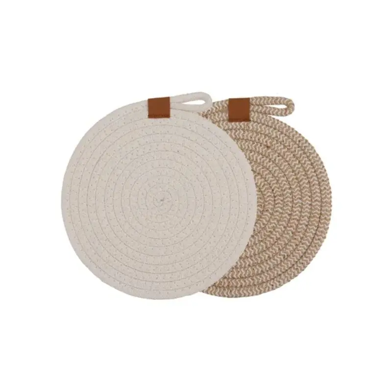 Ladelle Onderzetter Geweven Set 2 Nash Wit