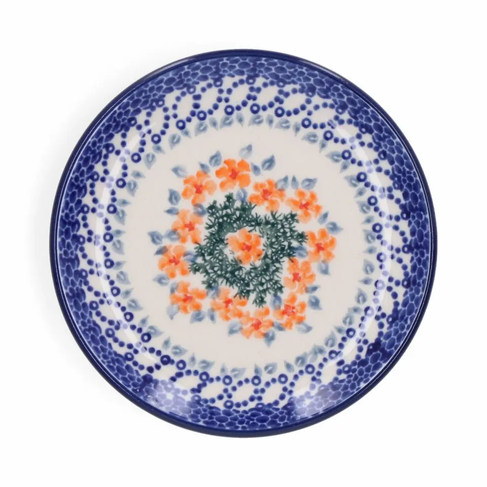 BUNZLAU PETIT FOUR 12.3CM ORANGE BLOSSOM