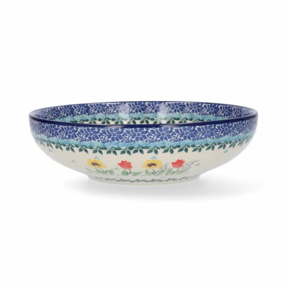 BUNZLAU SERVING BOWL BUTTERFLY BLOSSOM