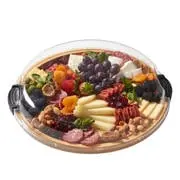 Farberware Build-a-Board Bamboe Rond Snack Serveerplank, 35,5CM