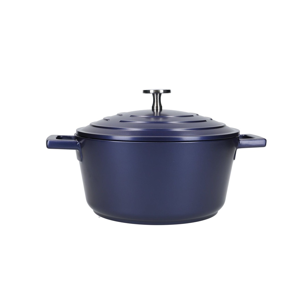 MasterClass Cast Aluminium 2.5L Casserole Dish Metallic Blue