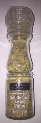 citroen en tijm zoutmolen 150gr