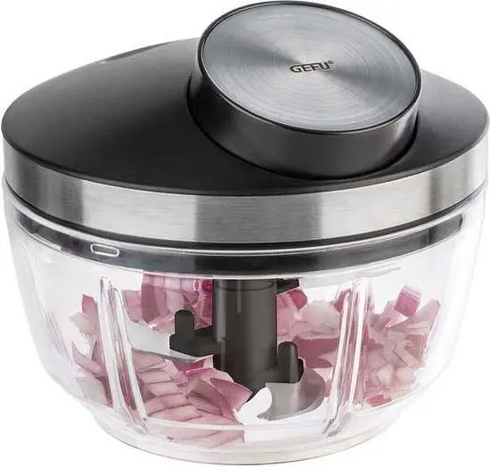 Hakmolen met Trekmechanisme, 0.45 Liter, Incl Deksel - GEFU ... 