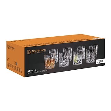 Nachtmann NOBLESSE Whisky- EN Cocktailglas-Set, 8-tlg