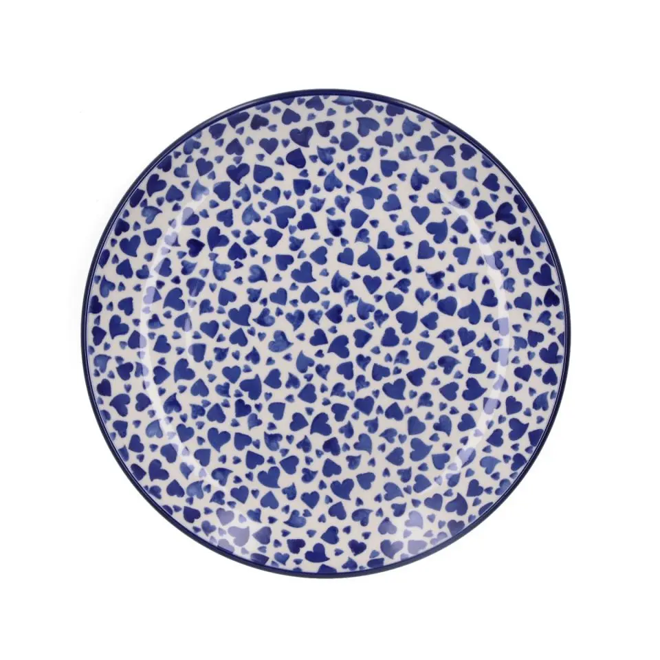 BUNZLAU CASTLE Plate Ø 25,5 cm - Dancing Hearts