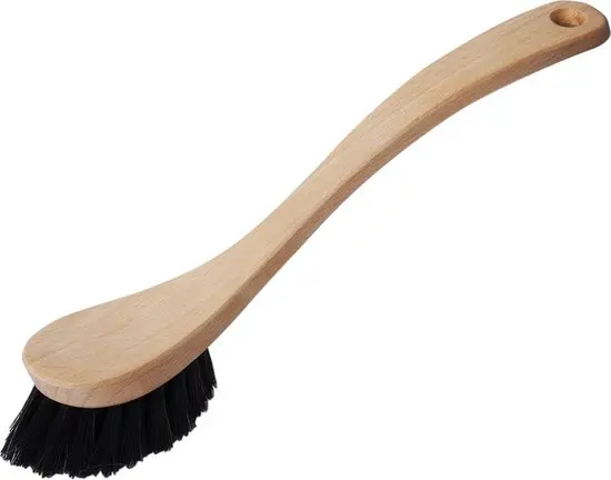 CC Hansen Gebogen steel Afwasborstel FSC zacht - Beukenhout - Milieuvriendelijk - Kwaliteit - Zacht reinigen