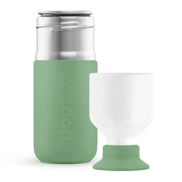 Dopper Steel waterfles 350 ml rvs Fresh Green 