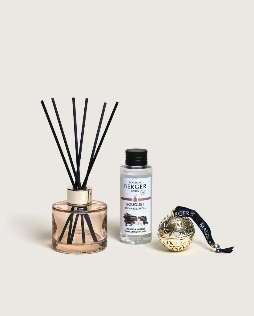 Duo mini Pomelis Parfumsticks 90ml + pomander + céramique - Splendeur Vanillée (*)