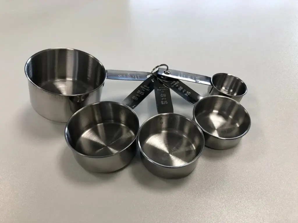Basic Culinair Maatcups Set/5 Maatpannetjes/Cupmaten 