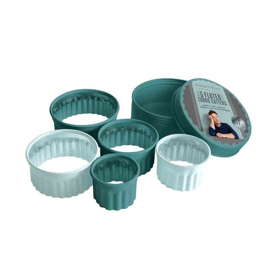 JAMIE OLIVER 5 COOKIE CUTTERS RIBBEL