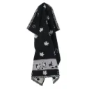 Kitchen Towel Forest Animals Black GOTS