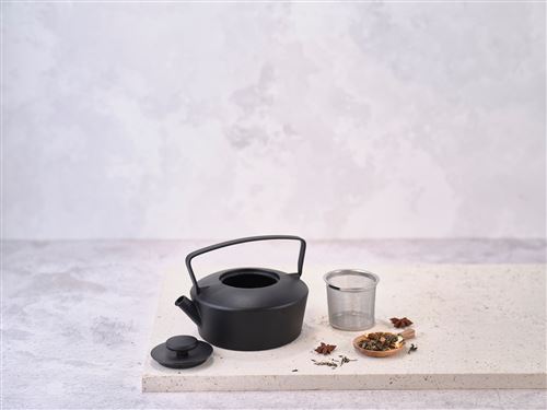 Gietijzeren Theepot Charlie 0,71L Zwart