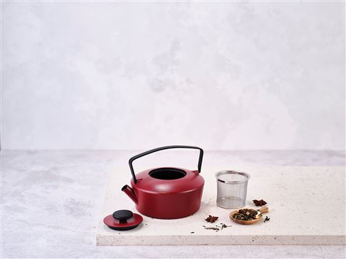 Gietijzeren Theepot Charlie 0,71L Merlot Red