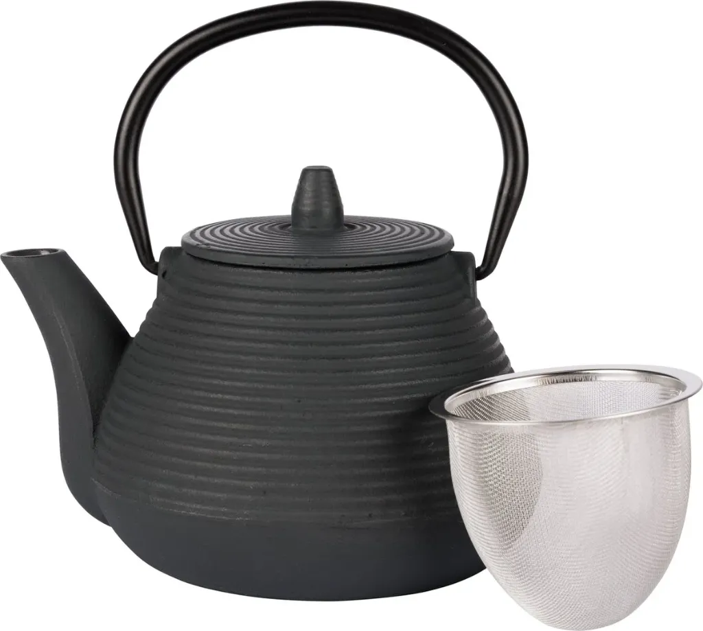 Theepot Donkergrijs 1l Gietijzer - 