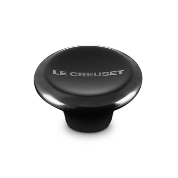 Le Creuset Signature Knop zwart Nickel
