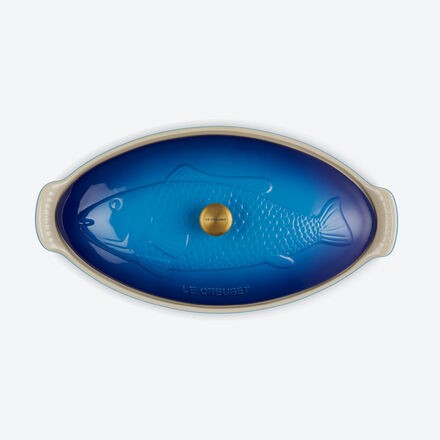 Le Creuset Heritage Ovenschaal Vis blauw