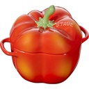 Cocotte 11 cm / 450 ml, Peper, Oranje-rood