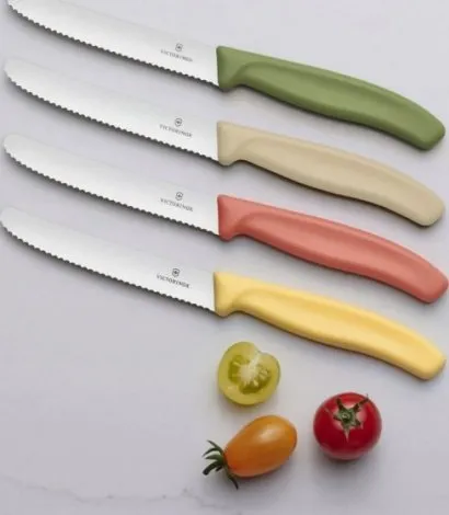 Victorinox tomaat-tafelmes 11cm zacht-geel