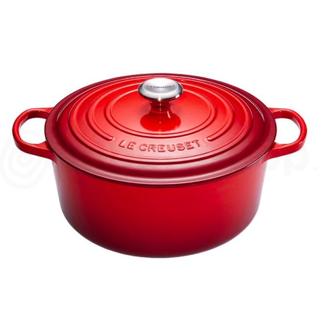 Braad- / Stoofpan Signature rond Kersenrood 30cm 8,1l