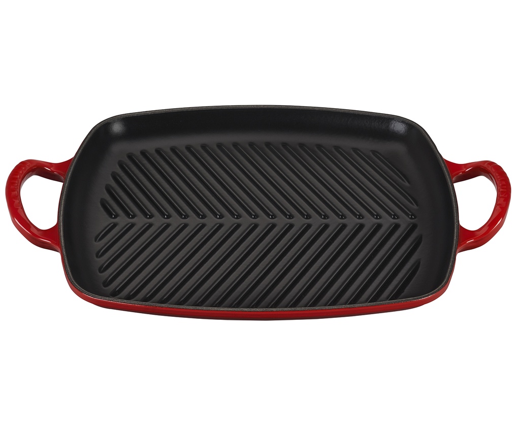 Grillplaat Signature rechthoekig Kersenrood 30cm