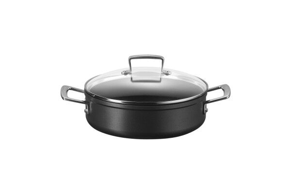 LE CREUSET Provençaalse Hapjespan met rechte wanden en deksel 24cm 3,3l