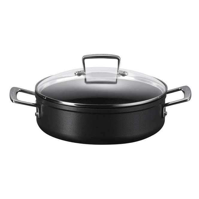 LE CREUSET Provençaalse Hapjespan met rechte wanden en deksel 28cm 5,4l