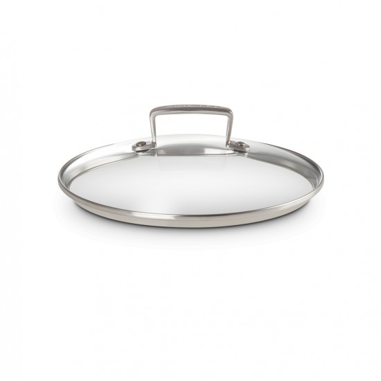 LE CREUSET Glazen Deksel passend op gietijzer en anti-aanbak 22cm