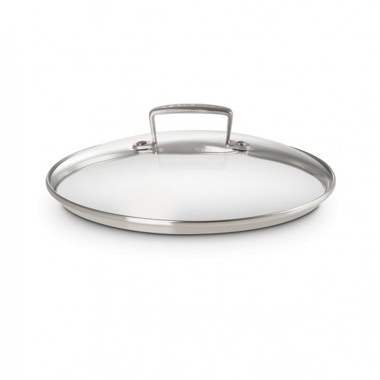 LE CREUSET Glazen Deksel passend op gietijzer en anti-aanbak 24cm