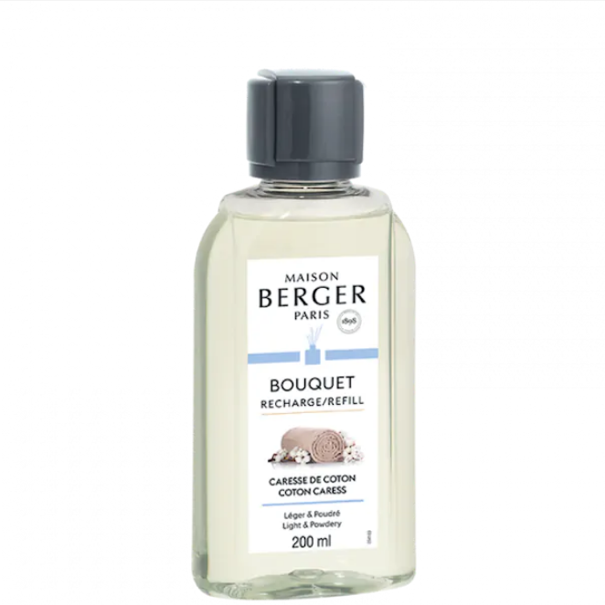 Navulling parfumverspreider met sticks 200ml Caresse de coton