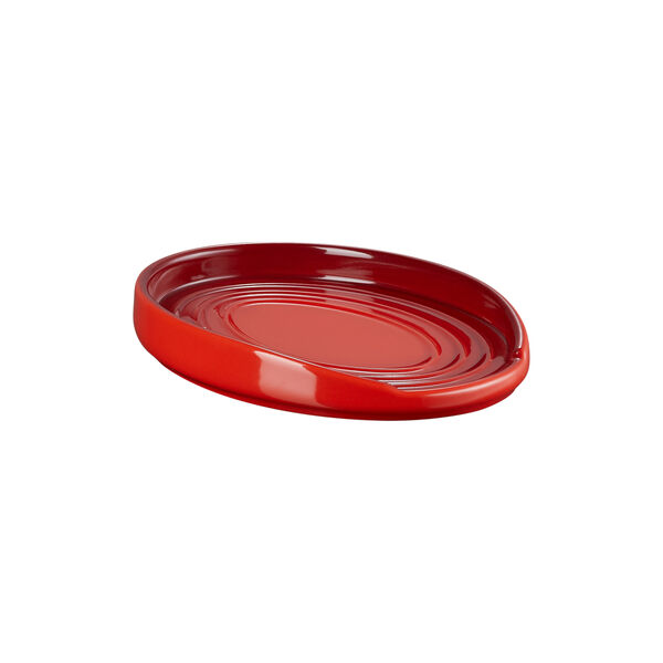 Le Creuset  Lepelhouder ovaal Kersenrood 15cm