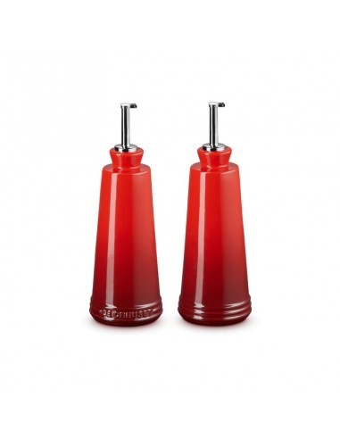 Le Creuset  Olie- en Azijnset Kersenrood 20x9cm 0,3l