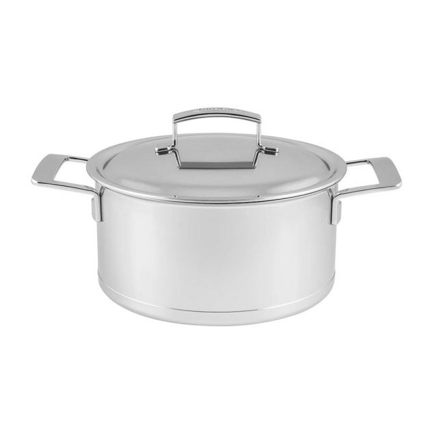 Silver 7 Kookpot 16 cm met dubbelwandig deksel