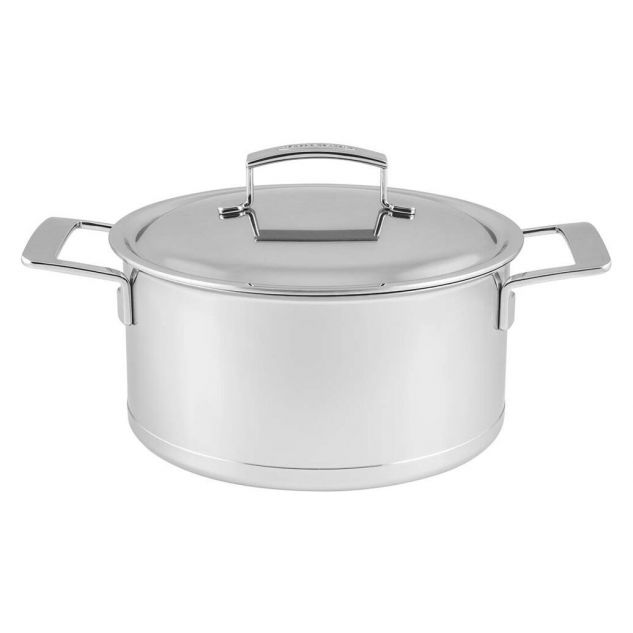 Silver 7 Kookpot 20 cm met dubbelwandig deksel