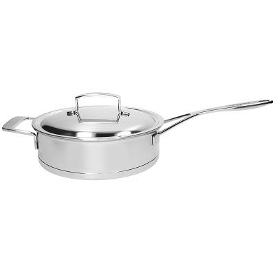 Silver 7 Lage sauteuse 24 cm met dubbelwandig deksel