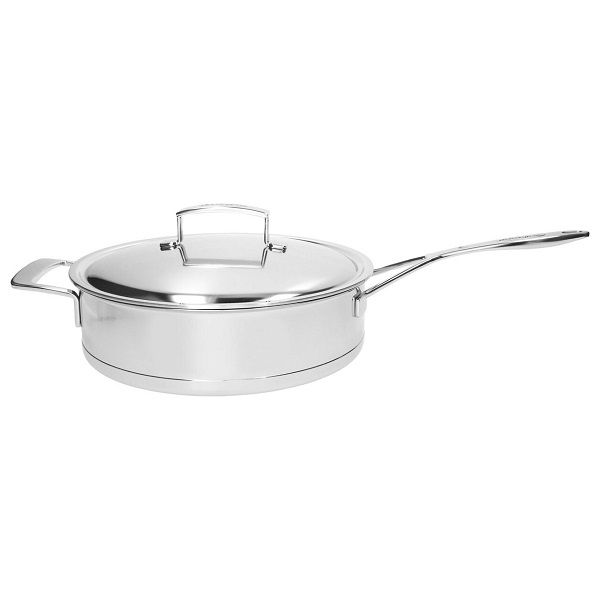 Silver 7 Lage sauteuse 28 cm met dubbelwandig deksel