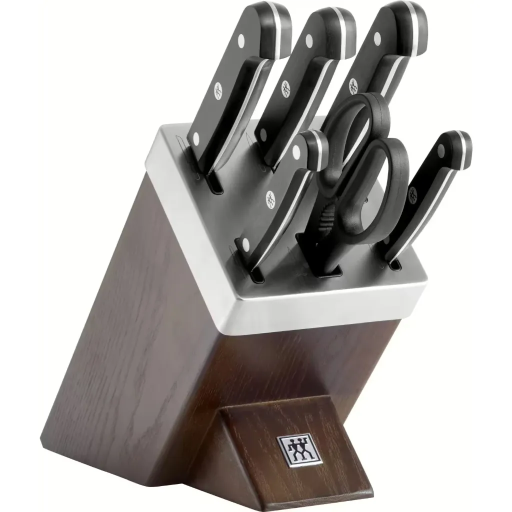 Zwilling Gourmet Messenblok,  met slijpfunctie 7 pcs