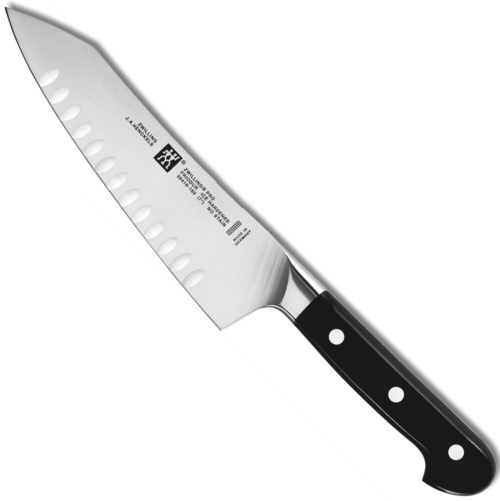 Zwilling Pro Rocking Santoku met kuiltjes 180 mm