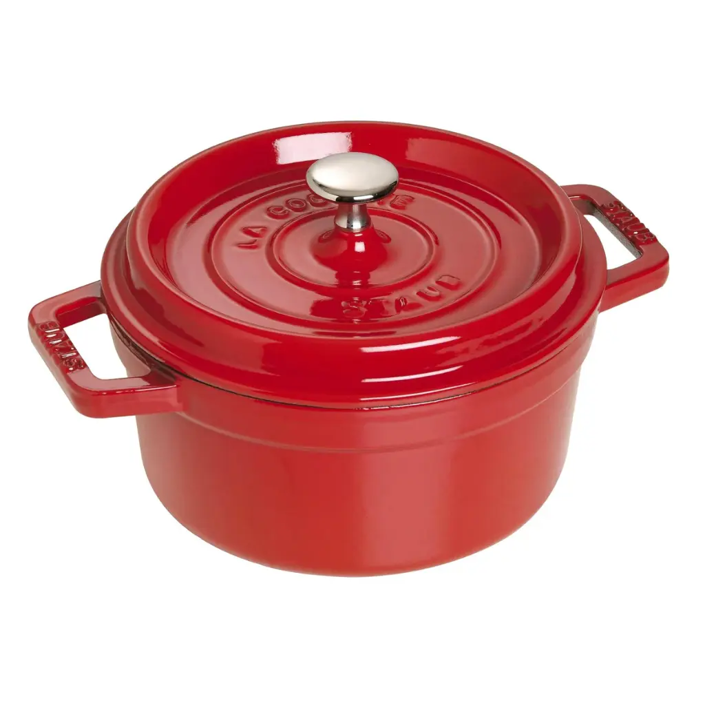 Staub Cocotte , rond 22 cm - kers