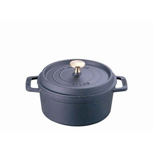 Staub Cocotte , rond 26 cm - zwart