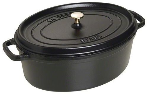 Staub Cocotte , ovaal 37 cm - zwart